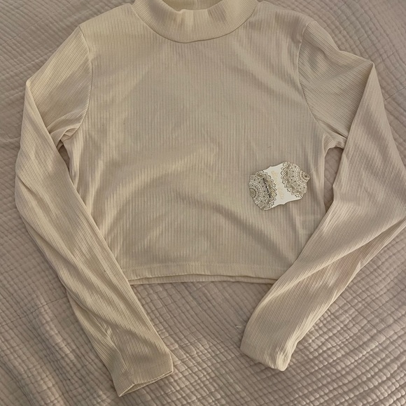 Altar’d State - Leia Ribbed Mock Neck Top - Picture 4 of 4